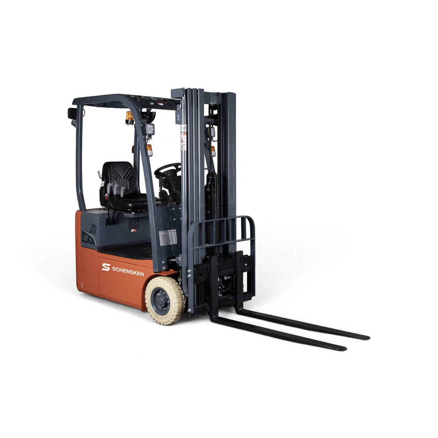 Dreirad Elektro-Stapler Tragkraft: 1.200 Kg / Hubhöhe: 4.350 mm