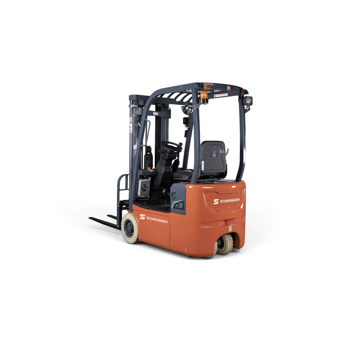 Dreirad Elektro-Stapler Tragkraft: 1.200 Kg / Hubhöhe: 4.350 mm